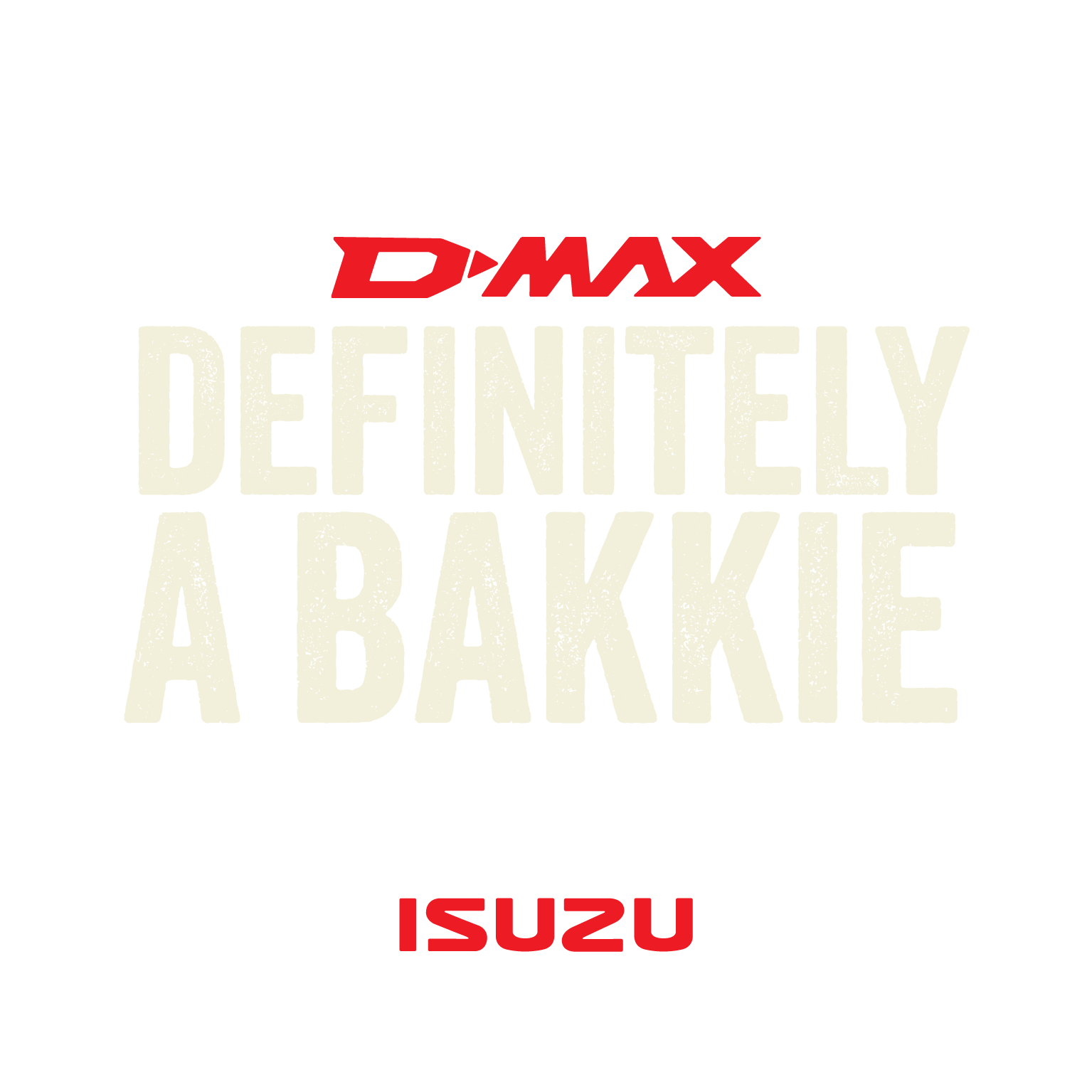 20091 ISUZU Bumper Sticker Auto House Vryheid