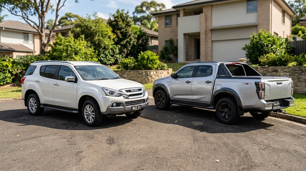 family SUV vs pickup